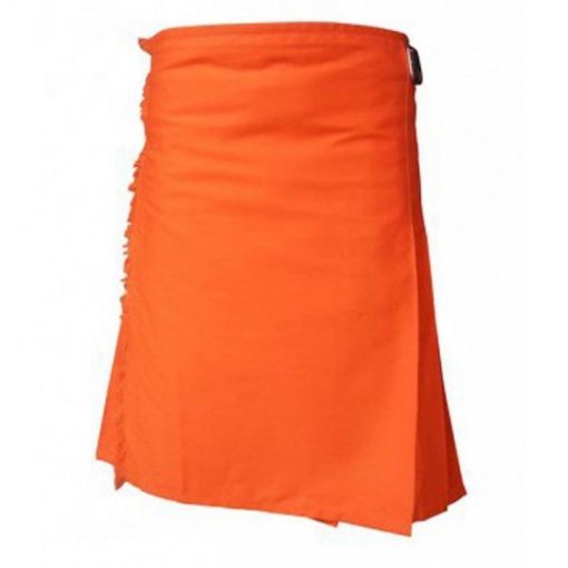 Orange Utility Women Kilt
