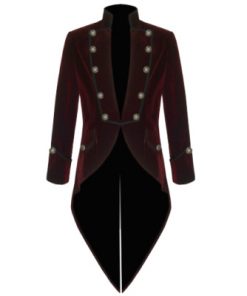 Red Tuxedo Gothic Tailcoat