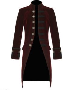 Red Velvet Goth Jacket