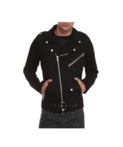 Biker Punk Black Jacket