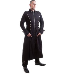 Black Trench Gothic Coat