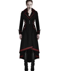 Black Steampunk Coat Women