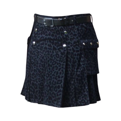 Black Leopard Utility Kilt - Image 2
