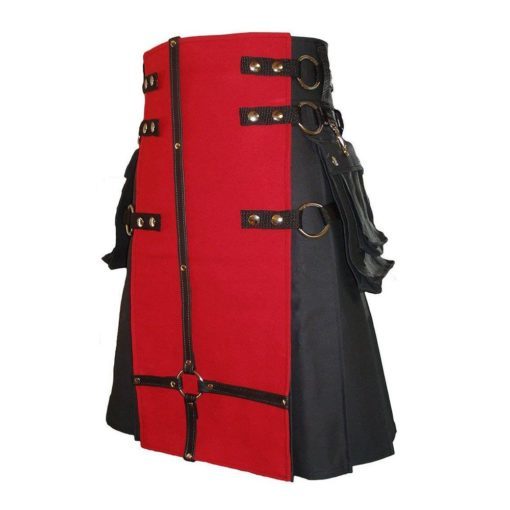 Cross Red Utility Kilt - Image 2