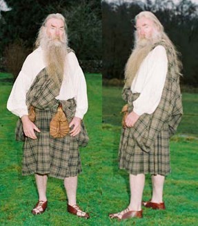 How To Wrap A Kilt Like Outlander?