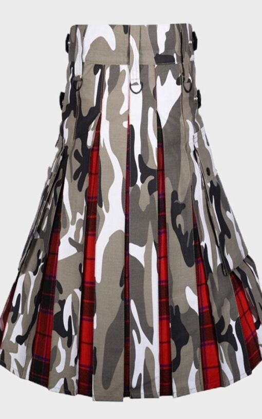 Camo Tartan Hybrid Kilt - Image 3