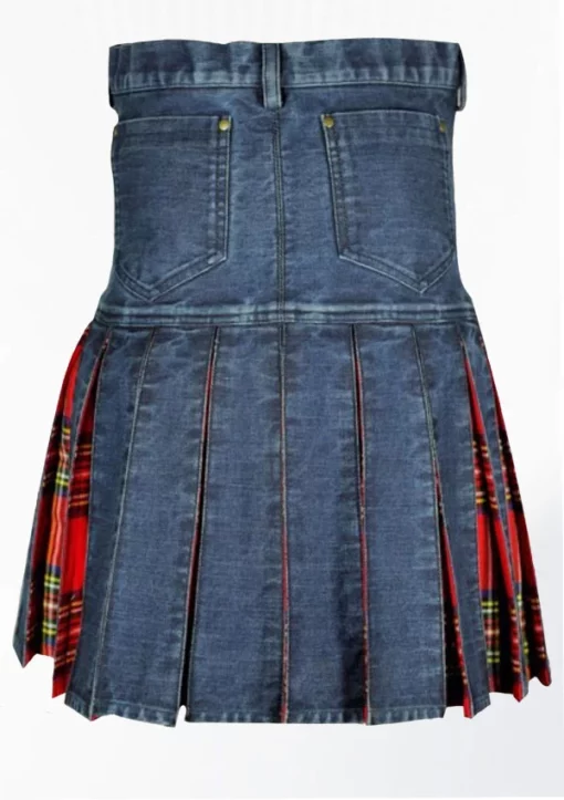 Denim Tartan Hybrid Kilt - Image 2