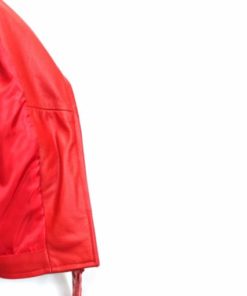 red leather women jacket