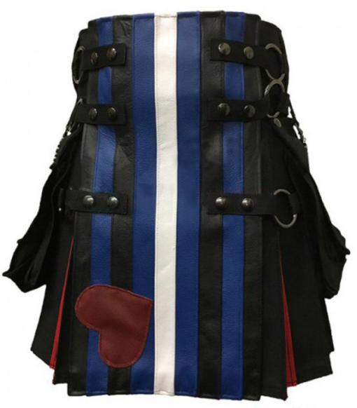 Leather Pride Flag Kilt