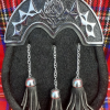 Black Bovine Cantle Dress Sporran