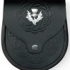 Celtic Pattern Embossed Leather Sporran