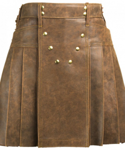 Vintage Leather Kilt