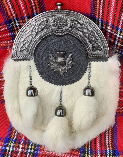 White Rabbit Fur Sporran