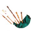Rosewood Highland Green Bagpipe