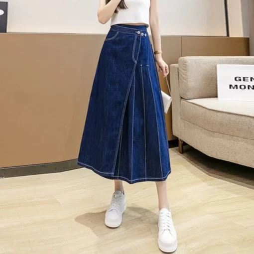 Women Denim Skirt - Image 3