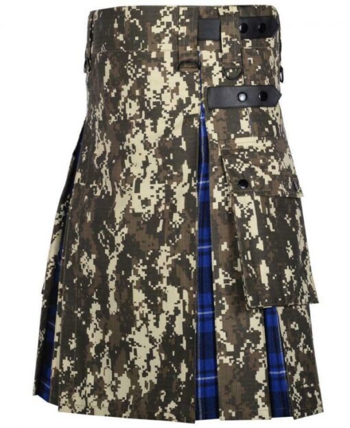 Military Digital Camo Utility Hybrid Kilt