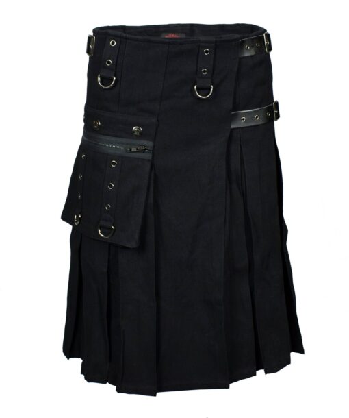 Black Worker Utility Kilt