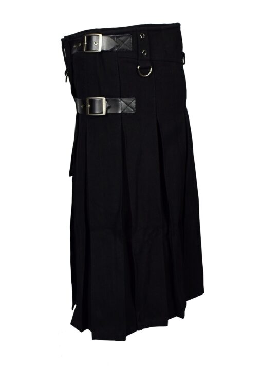 Black Worker Utility Kilt - Image 3