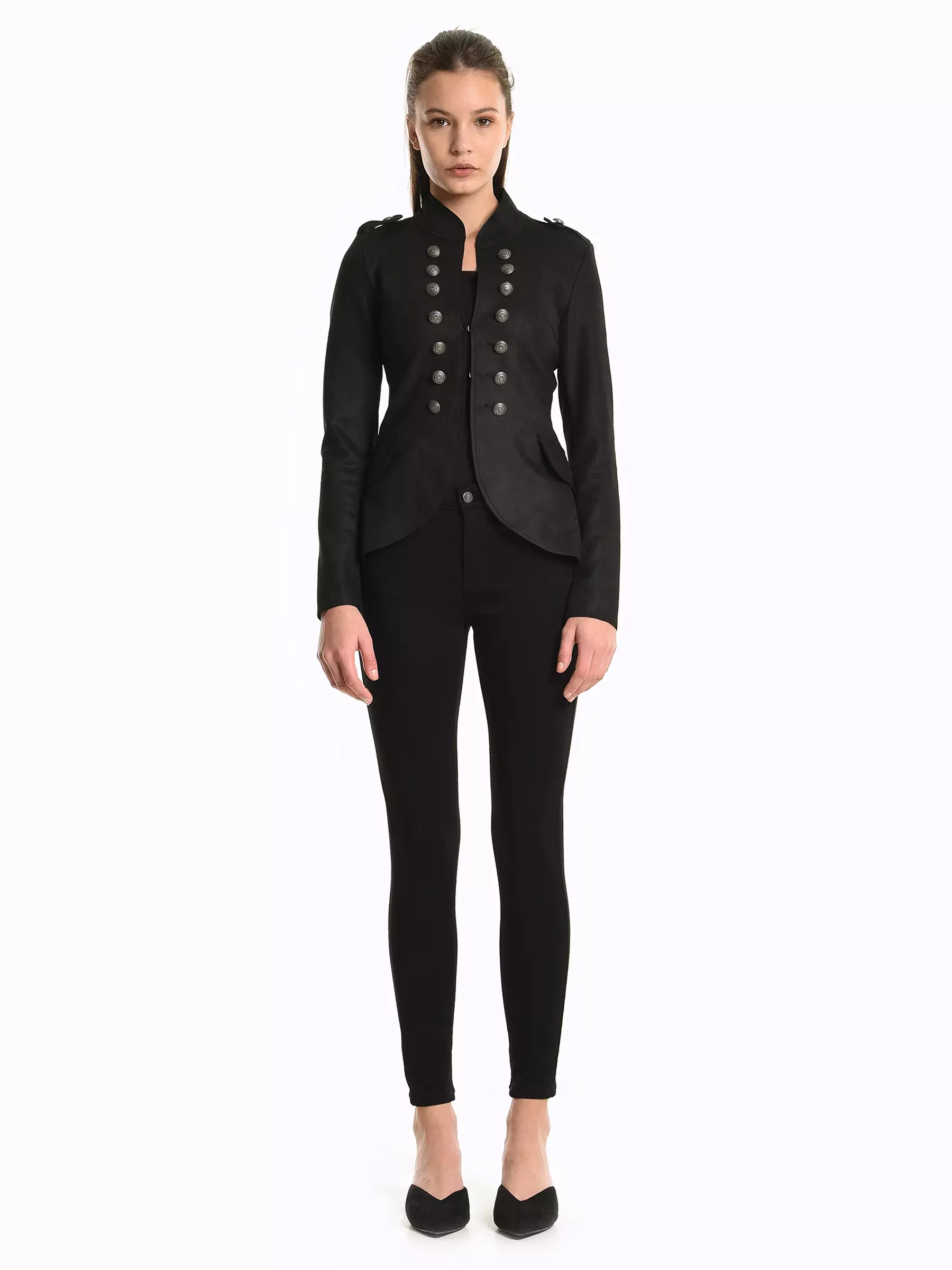 Female Military Style Jacket Wool