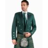 Green Prince Charlie Kilt Jacket