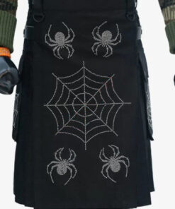 Spiderman Black Utility Kilt