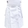 White Modern Utility Kilt