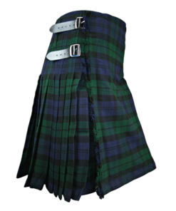 Black Watch Poly Viscose Kilt