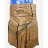 Brown Leather Utility Kilt