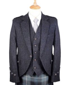 Charcoal Argyll Tweed Jacket