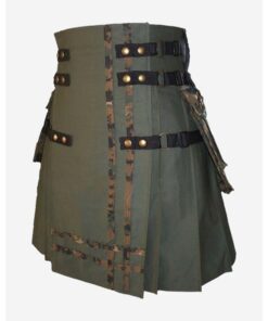 Camo Army Green Kilt