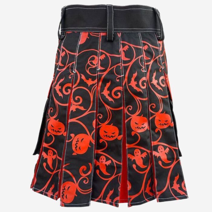Jack O'Lantern Halloween Hybrid Kilt - Image 2