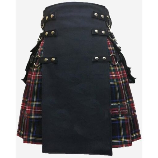 Tartan Cotton Canvas Utility Kilt