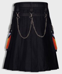 LBGTQ Utility Rainbow Kilt