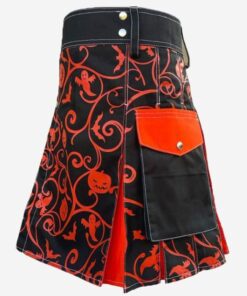 Halloween Jack O'Lantern Hybrid Kilt