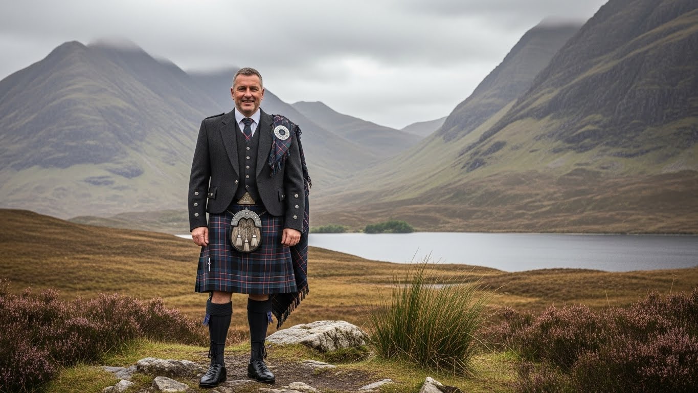 Men's Scottish Tartan Kilt for Sale