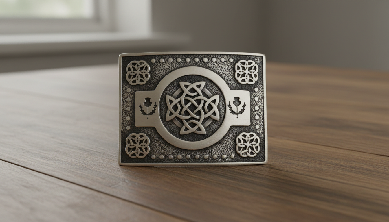 kilt buckle brass Scottish belt buckle