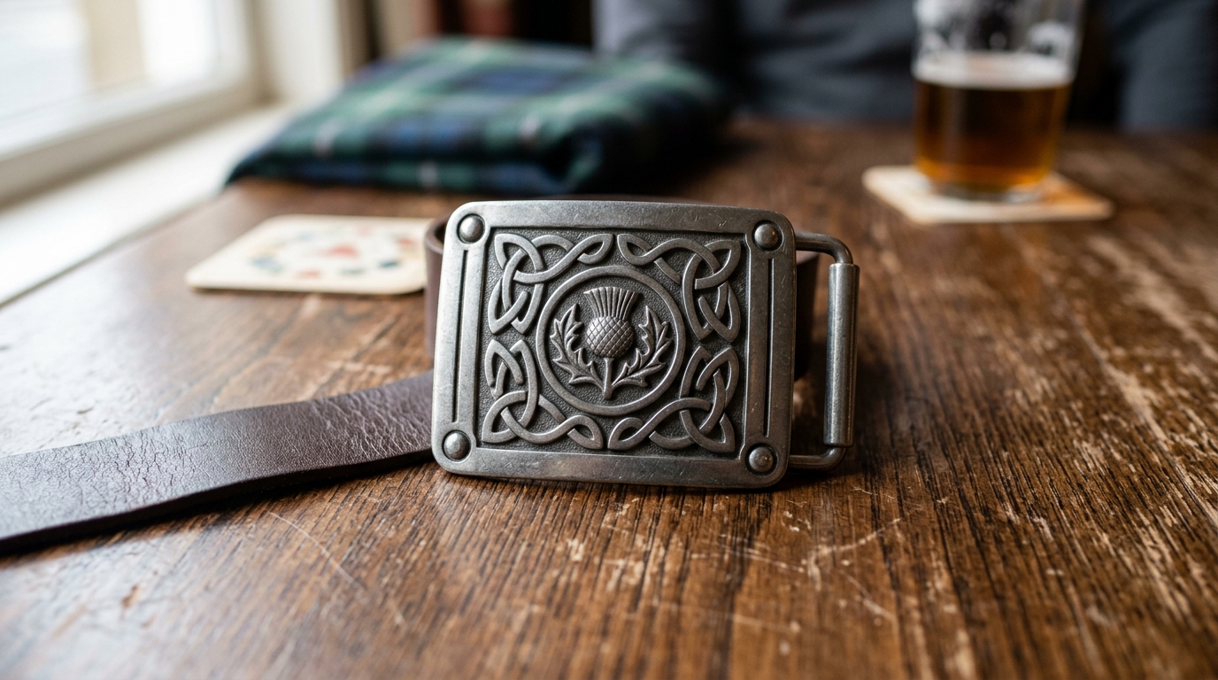 high quality brass kilt buckle for sale